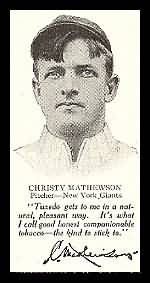 1915 Tuxedo Tobacco Mathewson